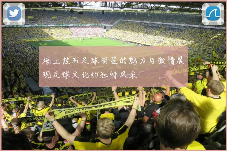 墙上挂布足球明星的魅力与激情展现足球文化的独特风采
